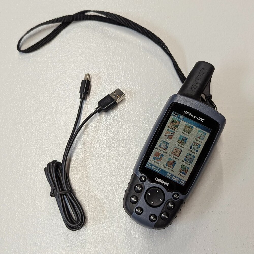 Garmin GPSmap 60C No Box But Never Used Black/Blue